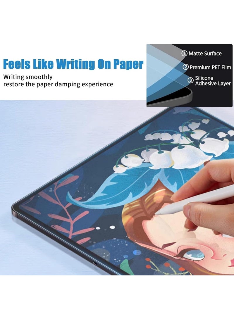 2Packs Paper Feel Screen Protector compatible with 12.1 inch Honor Pad 10 2025/Pad 9 2024/Honor V8 Pro 12.1 2024/Redmi Pad Pro 12.1 2025/Xiaomi Poco Pad 12.1 2025 , Drawing Writing Feels Like Paper,Anti Glare Scratch Resistant Matte Film Guard - Image 4